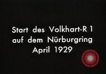Standbild Rocket propelled Auto Nurburg Deutschland, 1929, aus Sekunde 5 historischem Filmmaterial Videoclip 65675024380