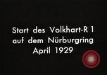 Standbild Rocket propelled Auto Nurburg Deutschland, 1929, aus Sekunde 6 historischem Filmmaterial Videoclip 65675024380