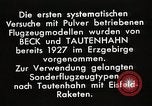 Image of "Ent" (Duck) model rocket plane Germany, 1928, second 6 stock footage video 65675024384
