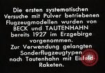 Image of "Ent" (Duck) model rocket plane Germany, 1928, second 8 stock footage video 65675024384