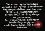 Image of "Ent" (Duck) model rocket plane Germany, 1928, second 10 stock footage video 65675024384