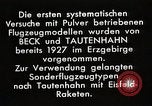 Image of "Ent" (Duck) model rocket plane Germany, 1928, second 16 stock footage video 65675024384
