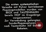 Image of "Ent" (Duck) model rocket plane Germany, 1928, second 17 stock footage video 65675024384