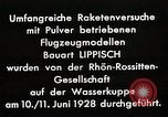 Image of "Ent" (Duck) model rocket plane Germany, 1928, second 49 stock footage video 65675024384