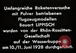 Image of "Ent" (Duck) model rocket plane Germany, 1928, second 54 stock footage video 65675024384
