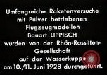 Image of "Ent" (Duck) model rocket plane Germany, 1928, second 55 stock footage video 65675024384