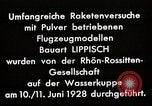 Image of "Ent" (Duck) model rocket plane Germany, 1928, second 60 stock footage video 65675024384