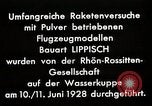 Image of "Ent" (Duck) model rocket plane Germany, 1928, second 61 stock footage video 65675024384