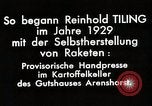 Image of Reinhard Tiling Arenshorst Germany, 1929, second 14 stock footage video 65675024385