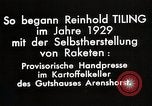 Image of Reinhard Tiling Arenshorst Germany, 1929, second 15 stock footage video 65675024385