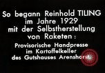 Image of Reinhard Tiling Arenshorst Germany, 1929, second 16 stock footage video 65675024385