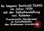 Image of Reinhard Tiling Arenshorst Germany, 1929, second 17 stock footage video 65675024385