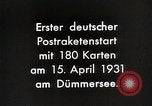 Standbild Erste erfolgreiche post rocket Deutschland, 1931, aus Sekunde 8 historischem Filmmaterial Videoclip 65675024387
