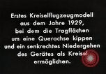 Standbild Gyro Flugzeuge Prinzip Deutschland, 1929, aus Sekunde 9 historischem Filmmaterial Videoclip 65675024390