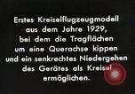Standbild Gyro Flugzeuge Prinzip Deutschland, 1929, aus Sekunde 12 historischem Filmmaterial Videoclip 65675024390