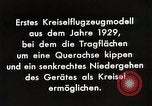 Standbild Gyro Flugzeuge Prinzip Deutschland, 1929, aus Sekunde 13 historischem Filmmaterial Videoclip 65675024390