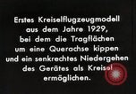 Standbild Gyro Flugzeuge Prinzip Deutschland, 1929, aus Sekunde 14 historischem Filmmaterial Videoclip 65675024390
