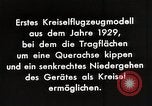 Standbild Gyro Flugzeuge Prinzip Deutschland, 1929, aus Sekunde 18 historischem Filmmaterial Videoclip 65675024390