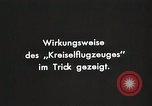 Standbild Gyro Flugzeuge Prinzip Deutschland, 1929, aus Sekunde 39 historischem Filmmaterial Videoclip 65675024390