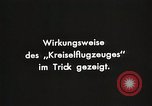 Standbild Gyro Flugzeuge Prinzip Deutschland, 1929, aus Sekunde 40 historischem Filmmaterial Videoclip 65675024390