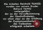 Standbild Projektil Raketen Deutschland, 1934, aus Sekunde 6 historischem Filmmaterial Videoclip 65675024393