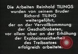 Standbild Projektil Raketen Deutschland, 1934, aus Sekunde 7 historischem Filmmaterial Videoclip 65675024393