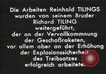 Standbild Projektil Raketen Deutschland, 1934, aus Sekunde 9 historischem Filmmaterial Videoclip 65675024393