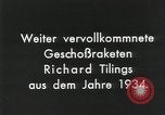 Standbild Projektil Raketen Deutschland, 1934, aus Sekunde 16 historischem Filmmaterial Videoclip 65675024393