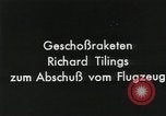 Standbild Projektil Raketen Deutschland, 1934, aus Sekunde 44 historischem Filmmaterial Videoclip 65675024393