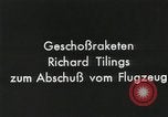 Standbild Projektil Raketen Deutschland, 1934, aus Sekunde 46 historischem Filmmaterial Videoclip 65675024393