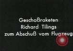 Standbild Projektil Raketen Deutschland, 1934, aus Sekunde 47 historischem Filmmaterial Videoclip 65675024393