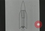 Standbild Projektil Raketen Deutschland, 1934, aus Sekunde 49 historischem Filmmaterial Videoclip 65675024393