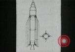 Standbild Projektil Raketen Deutschland, 1934, aus Sekunde 55 historischem Filmmaterial Videoclip 65675024393