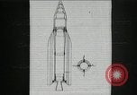 Standbild Projektil Raketen Deutschland, 1934, aus Sekunde 57 historischem Filmmaterial Videoclip 65675024393