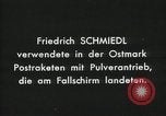 Standbild Post per Rakete versenden Österreich, 1932, aus Sekunde 10 historischem Filmmaterial Videoclip 65675024394