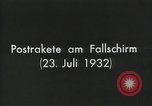 Standbild Post per Rakete versenden Österreich, 1932, aus Sekunde 42 historischem Filmmaterial Videoclip 65675024394