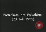Standbild Post per Rakete versenden Österreich, 1932, aus Sekunde 43 historischem Filmmaterial Videoclip 65675024394