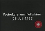 Standbild Post per Rakete versenden Österreich, 1932, aus Sekunde 44 historischem Filmmaterial Videoclip 65675024394