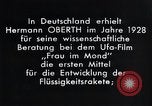 Image of Film Frau im Mond Germany, 1928, second 3 stock footage video 65675024397