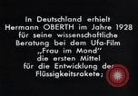 Image of Film Frau im Mond Germany, 1928, second 13 stock footage video 65675024397