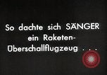 Image of Eugen Sänger Vienna Austria, 1934, second 9 stock footage video 65675024414