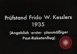 Image of First rocket mail plane Greenwood Lake New York United States USA, 1936, second 4 stock footage video 65675024424