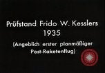 Image of First rocket mail plane Greenwood Lake New York United States USA, 1936, second 5 stock footage video 65675024424