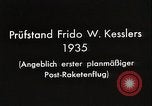 Image of First rocket mail plane Greenwood Lake New York United States USA, 1936, second 6 stock footage video 65675024424