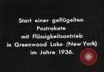 Image of First rocket mail plane Greenwood Lake New York United States USA, 1936, second 30 stock footage video 65675024424