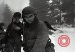 Image of American Troops use mine detectors in snow Germany, 1944, second 10 stock footage video 65675024444