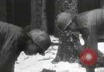 Image of American Troops use mine detectors in snow Germany, 1944, second 26 stock footage video 65675024444