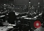 Standbild Nürnberger Prozesse Nürnberg Deutschland, 1946, aus Sekunde 19 historischem Filmmaterial Videoclip 65675024472