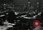 Standbild Nürnberger Prozesse Nürnberg Deutschland, 1946, aus Sekunde 24 historischem Filmmaterial Videoclip 65675024472