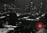 Standbild Nürnberger Prozesse Nürnberg Deutschland, 1946, aus Sekunde 25 historischem Filmmaterial Videoclip 65675024472